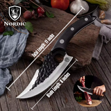 Multipurpose Boning Knife with Leather Sheath