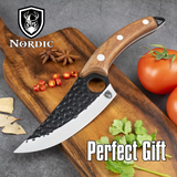 Nordic Boning Knife with Leather Sheath