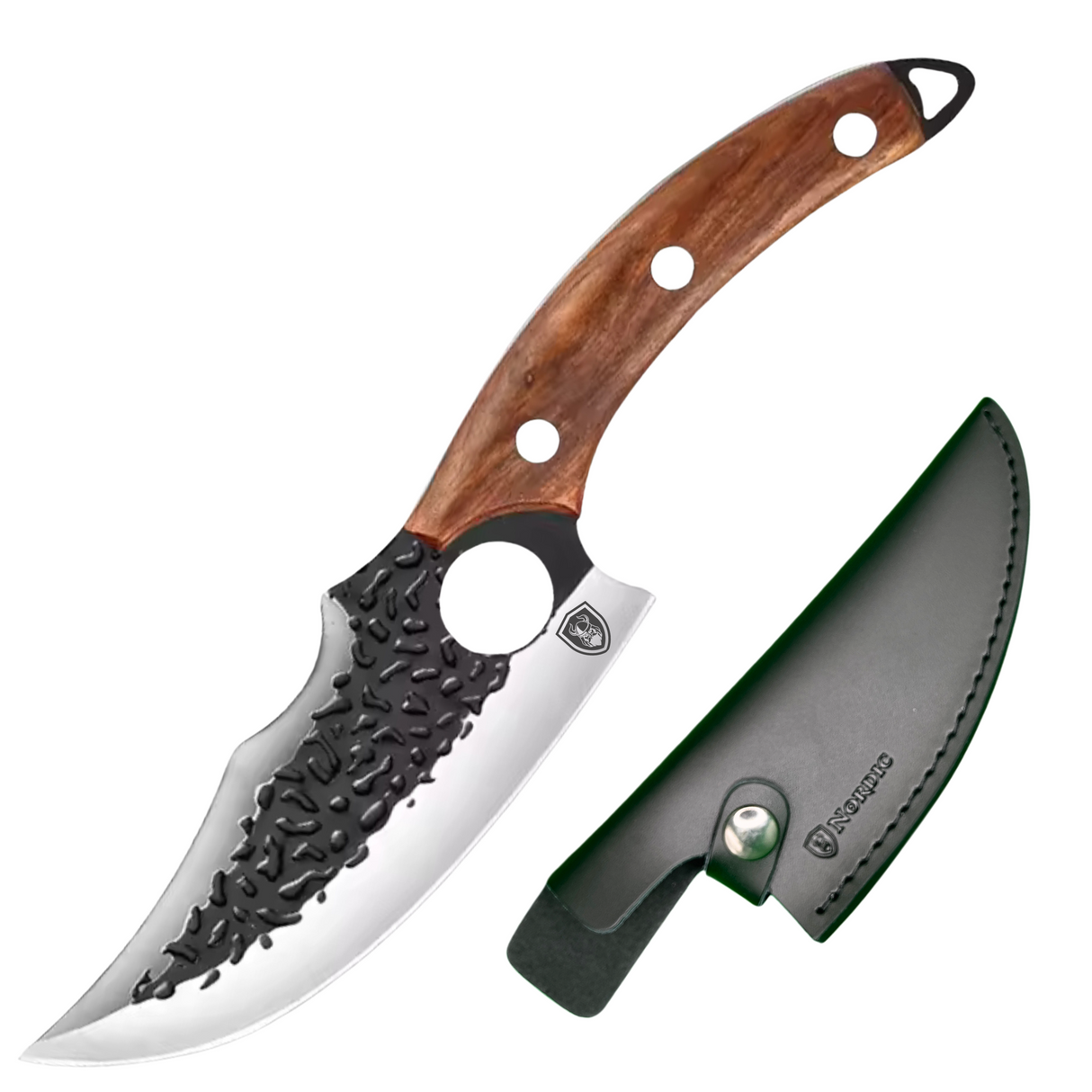 Multipurpose Boning Knife with Leather Sheath