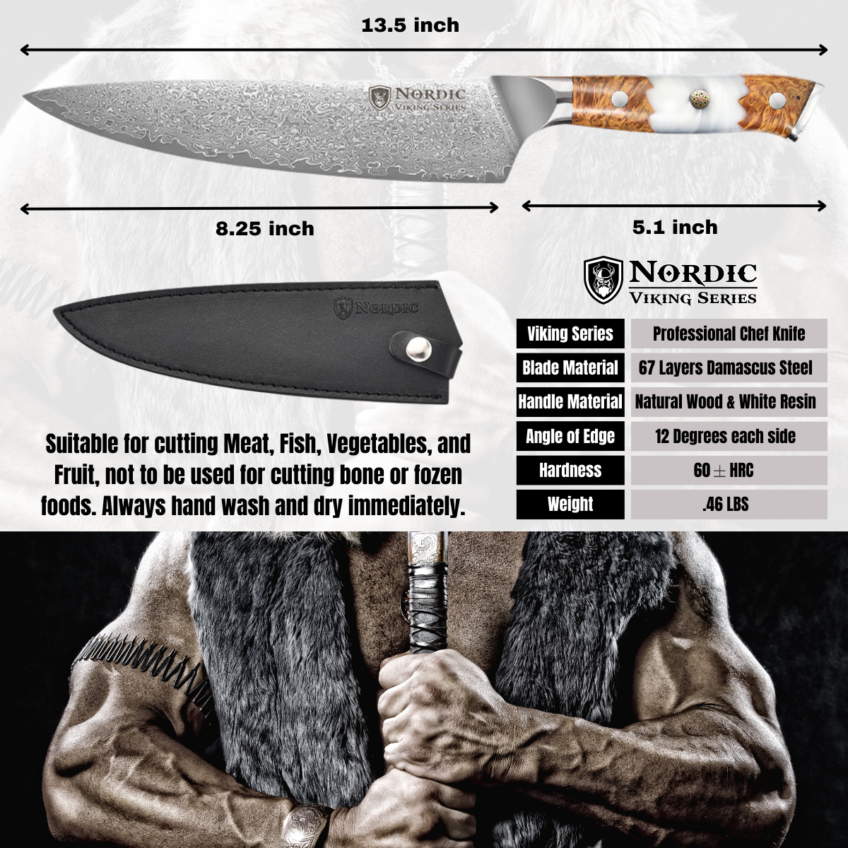 Viking Pro Series Chef Knife