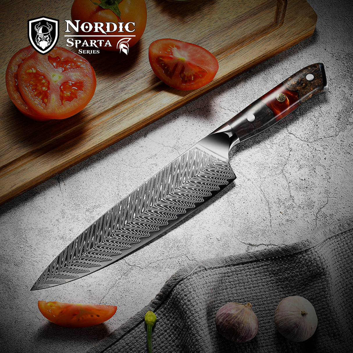 Sparta Series 8 inch Pro Chef Knife